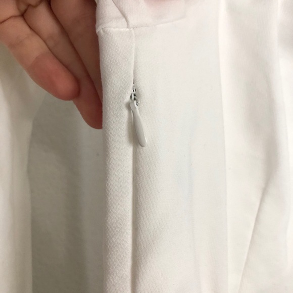 Zara Long Sleeve Off Shoulder Mini Dress Ivory XS - Picture 9 of 9